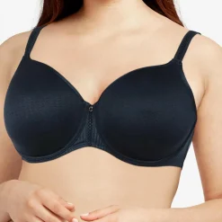 Chantelle Lingerie, Nuit|Soutien-gorge Chic Esse bleu foncé