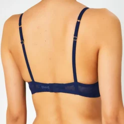 Huit Lingerie, Nuit|Soutien-gorge avec armatures Margaux bleu marine