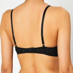 Huit Lingerie, Nuit|Soutien-gorge avec armatures en Soie mélangée Sonia noir