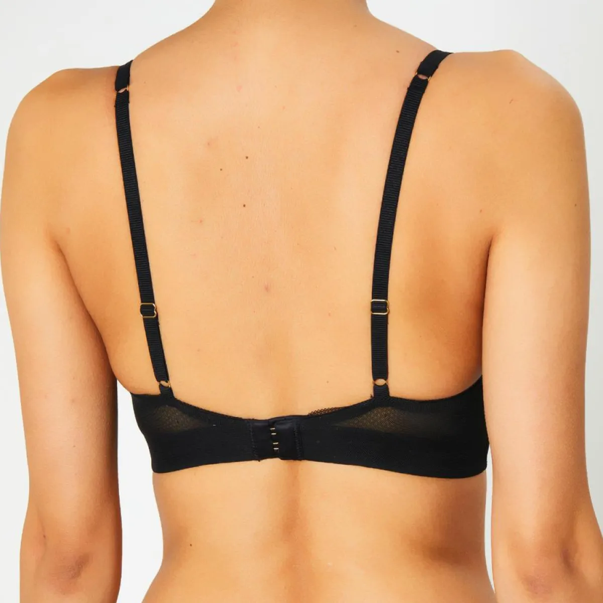 Huit Lingerie, Nuit|Soutien-gorge avec armatures en Soie mélangée Poprock noir
