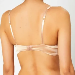Huit Lingerie, Nuit|Soutien-gorge avec armatures en Soie mélangée Gone With The Wing nude