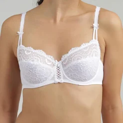 Playtex Lingerie, Nuit|Soutien-gorge balconnet Flower Elegance blanc