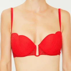 La Perla Lingerie, Nuit|Soutien-gorge balconnet Garnet rouge
