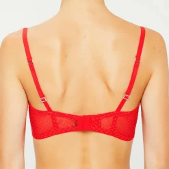 La Perla Lingerie, Nuit|Soutien-gorge balconnet Garnet rouge