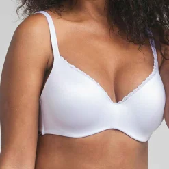Playtex Lingerie, Nuit|Soutien-gorge coque amovibles armatures 24H Soft Absolu blanc