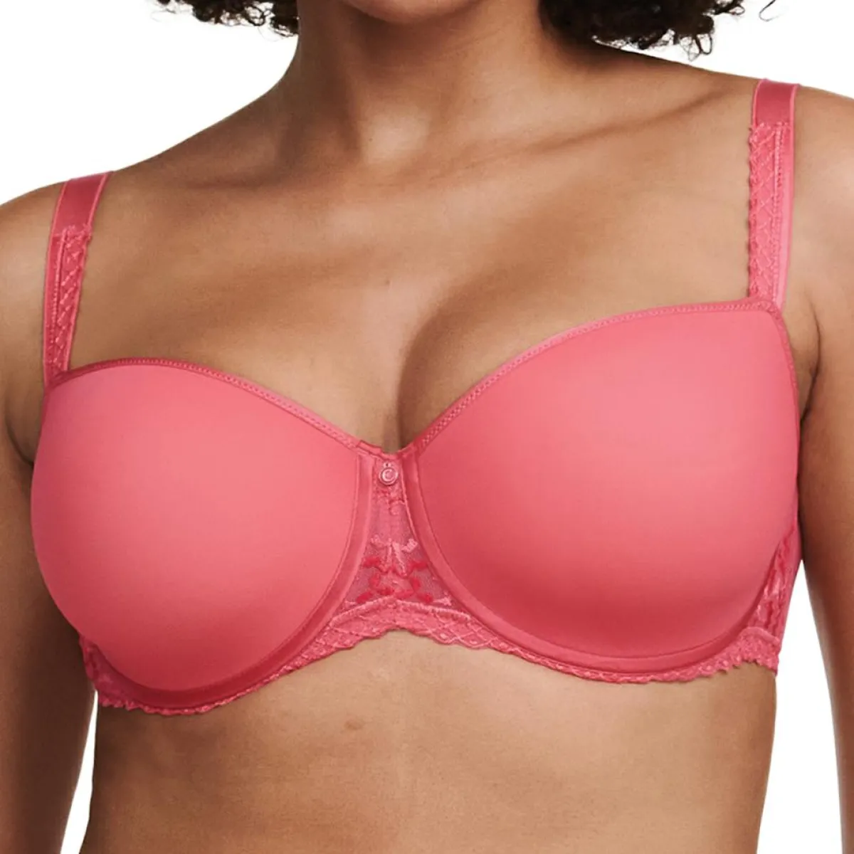 Chantelle Lingerie, Nuit|Soutien-gorge Coque Corbeille Memory Every Curve corallin