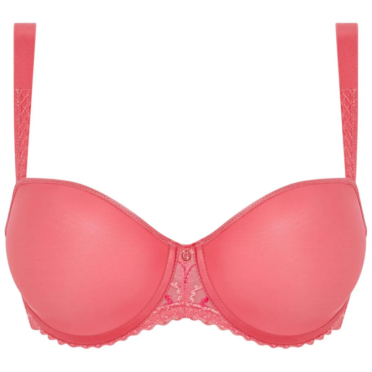 Chantelle Lingerie, Nuit|Soutien-gorge Coque Corbeille Memory Every Curve corallin