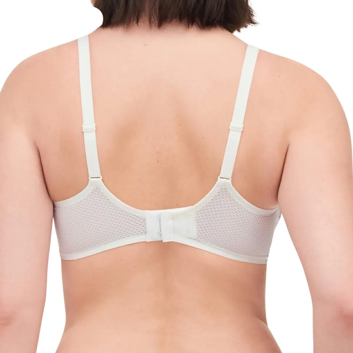 Chantelle Lingerie, Nuit|Soutien-gorge Coque Corbeille Memory Fleurs ivoire/doré