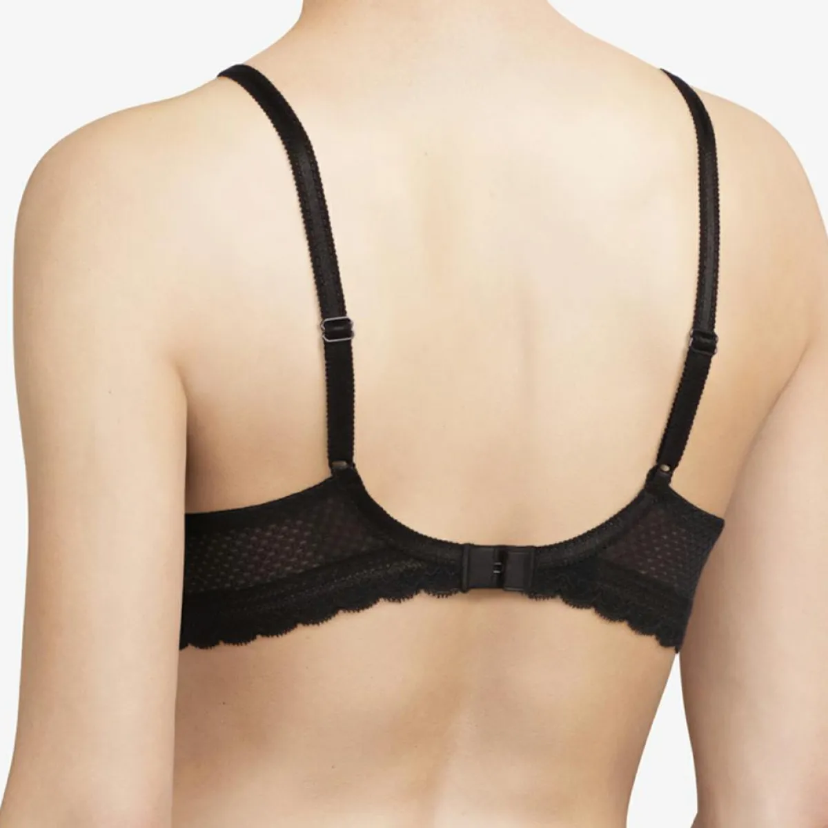 Chantelle Lingerie, Nuit|Soutien-gorge coques enveloppant spacer Parisian noir