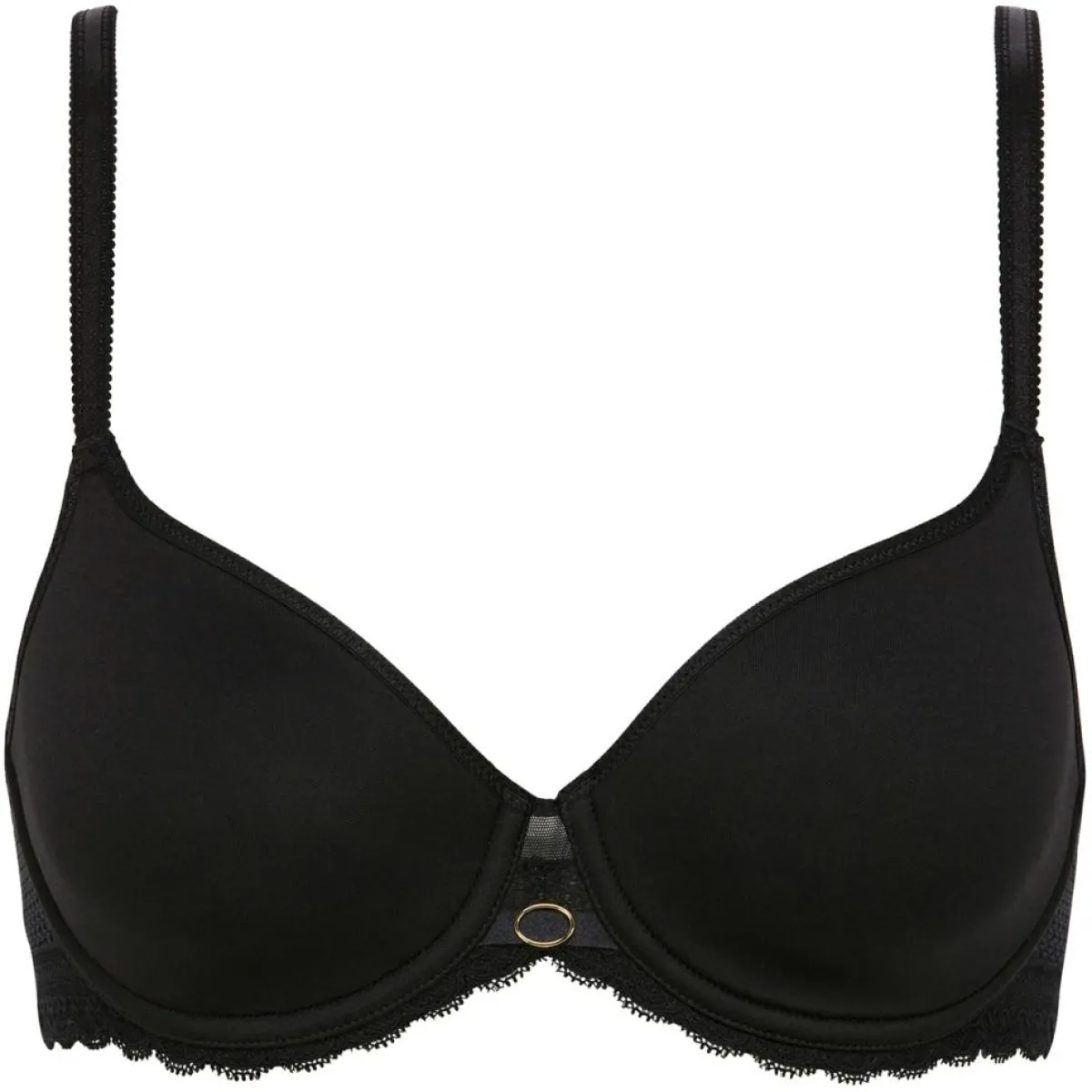 Chantelle Lingerie, Nuit|Soutien-gorge coques enveloppant spacer Parisian noir