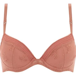 Chantelle Lingerie, Nuit|Soutien-gorge coques push-up avec mousse Réaumur rose canyon