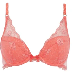 Chantelle Lingerie, Nuit|Soutien-gorge coques Push-Up avec mousse Opéra rose goyave