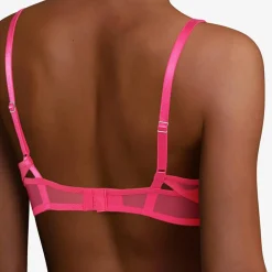 Chantelle Lingerie, Nuit|Soutien-gorge coques spacer Marceau rose lipstick