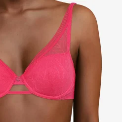 Chantelle Lingerie, Nuit|Soutien-gorge coques spacer Marceau rose lipstick