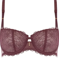Chantelle Lingerie, Nuit|Soutien-gorge corbeille balconnet Waltz marron cardinal