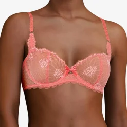 Chantelle Lingerie, Nuit|Soutien-gorge corbeille Opéra rose goyave