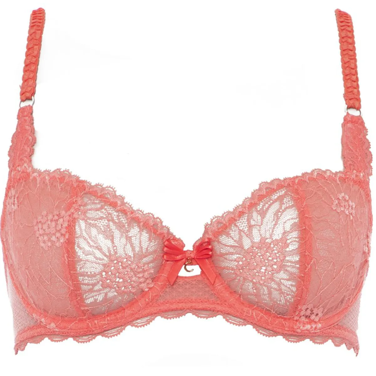 Chantelle Lingerie, Nuit|Soutien-gorge corbeille Opéra rose goyave