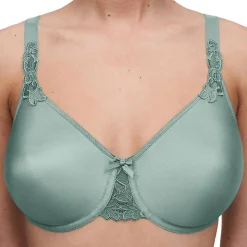 Chantelle Lingerie, Nuit|Soutien-gorge Enveloppant Moulé avec armatures Hedona vert treillis