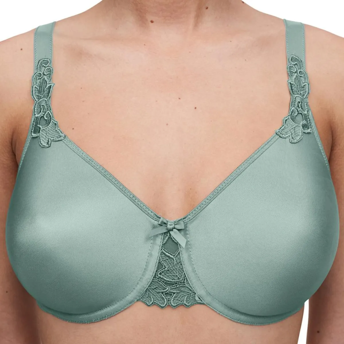 Chantelle Lingerie, Nuit|Soutien-gorge Enveloppant Moulé avec armatures Hedona vert treillis