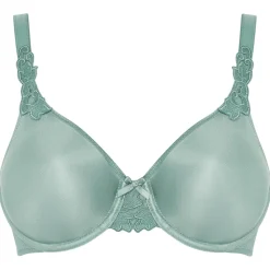 Chantelle Lingerie, Nuit|Soutien-gorge Enveloppant Moulé avec armatures Hedona vert treillis