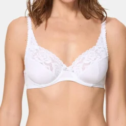 Playtex Lingerie, Nuit|Soutien-gorge Flower Elegance blanc