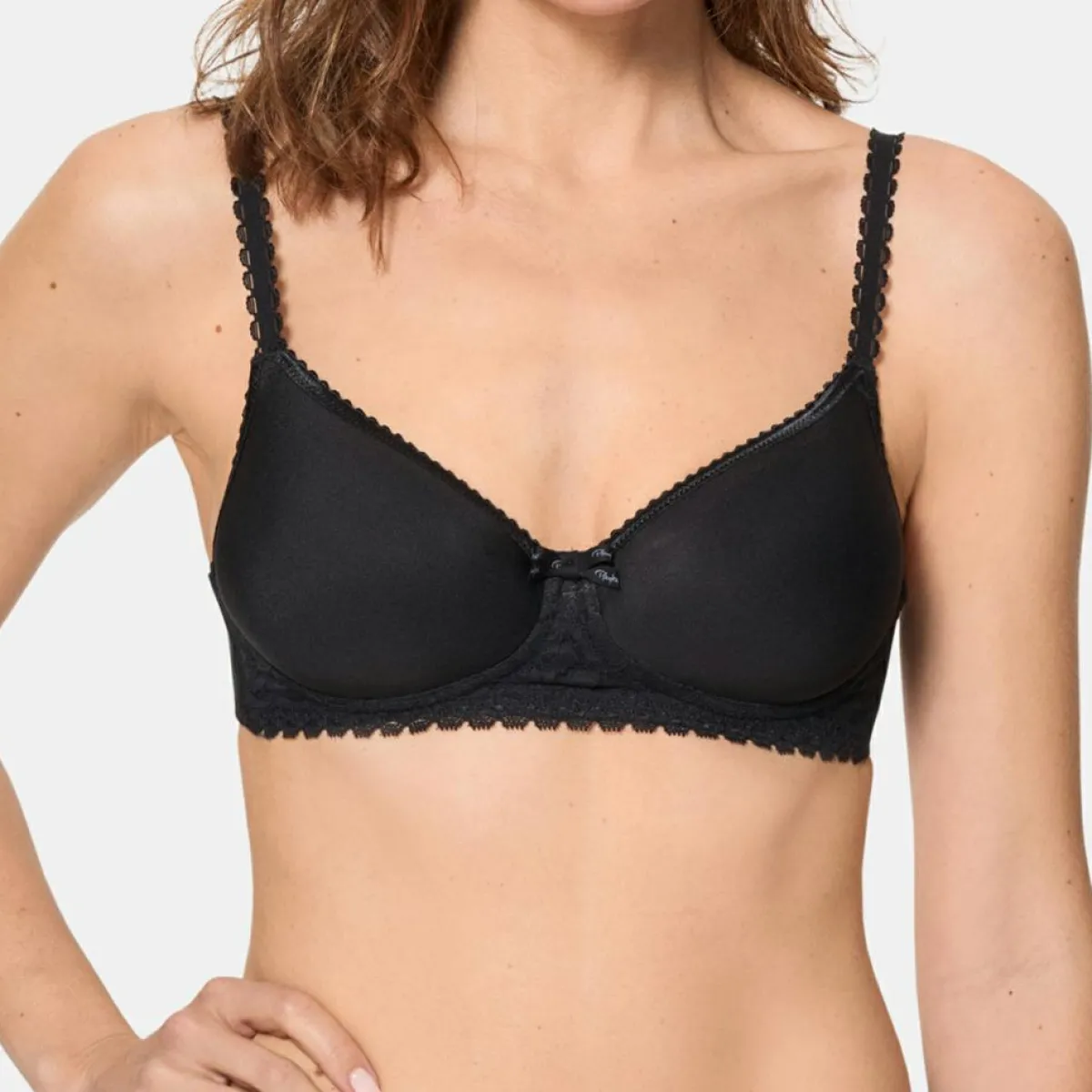 Playtex Lingerie, Nuit|Soutien-gorge Flower Elégance noir