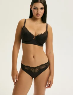 Esotiq Lingerie, Nuit|Soutien-gorge K Cintro 2 Chocolat Noir
