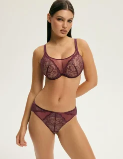 Esotiq Lingerie, Nuit|Soutien-gorge K Crown Acajou