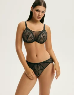 Esotiq Lingerie, Nuit|Soutien-gorge K Crown Noir
