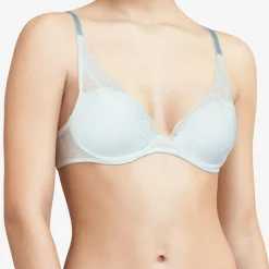 Passionata Lingerie, Nuit|Soutien-gorge plongeant Brooklyn bleu clair