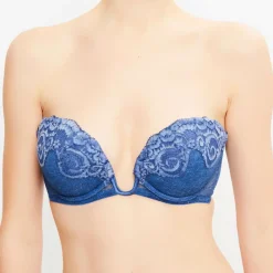 La Perla Lingerie, Nuit|Soutien-gorge push-up Amethyst denim