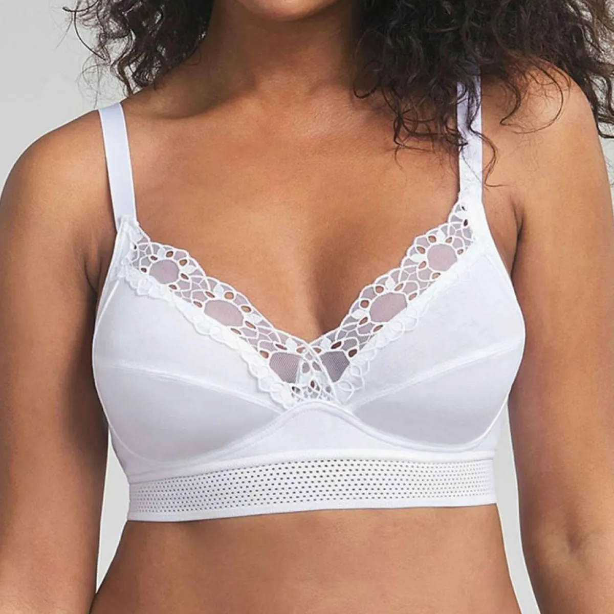 Playtex Lingerie, Nuit|Soutien-gorge sans armatures Feel Good Support blanc