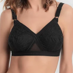 Playtex Lingerie, Nuit|Soutien-Gorge sans armature Coeur Croisé noir