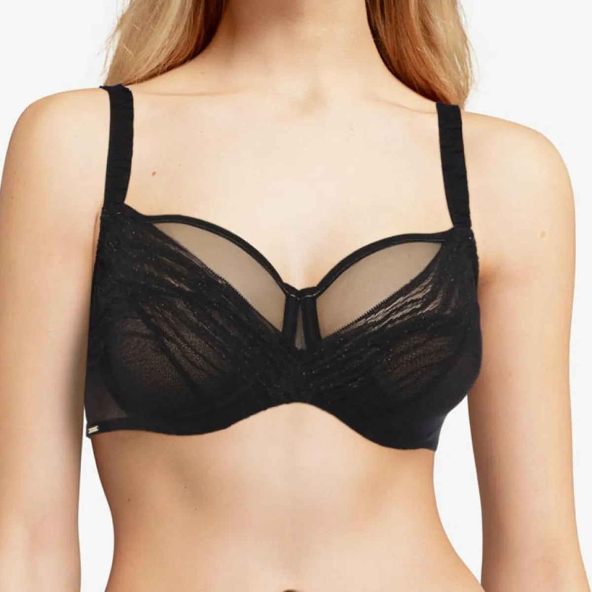 Chantelle Lingerie, Nuit|Soutien-gorge soft Likeness noir/doré