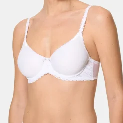 Playtex Lingerie, Nuit|Soutien-gorge spacer Flower Elegance blanc
