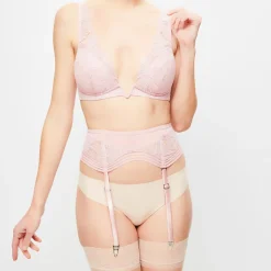 La Perla Lingerie, Nuit|Soutien-gorge triangle Garnet rose