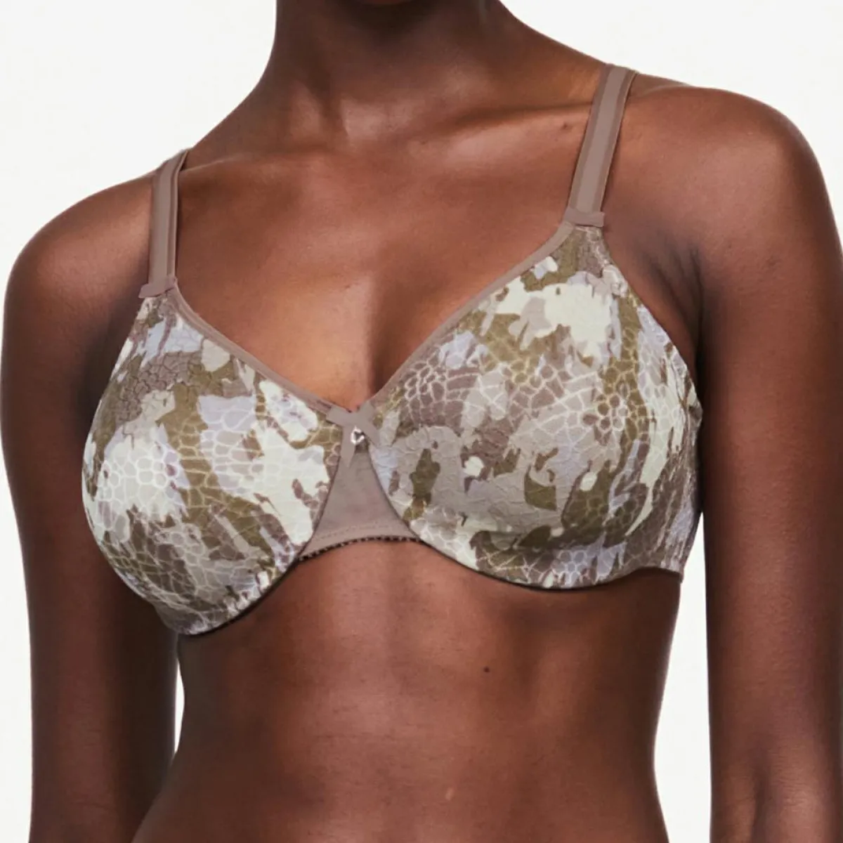 Chantelle Lingerie, Nuit|Soutien-gorge Très Enveloppant avec armatures Magnifique camouflage multicolore