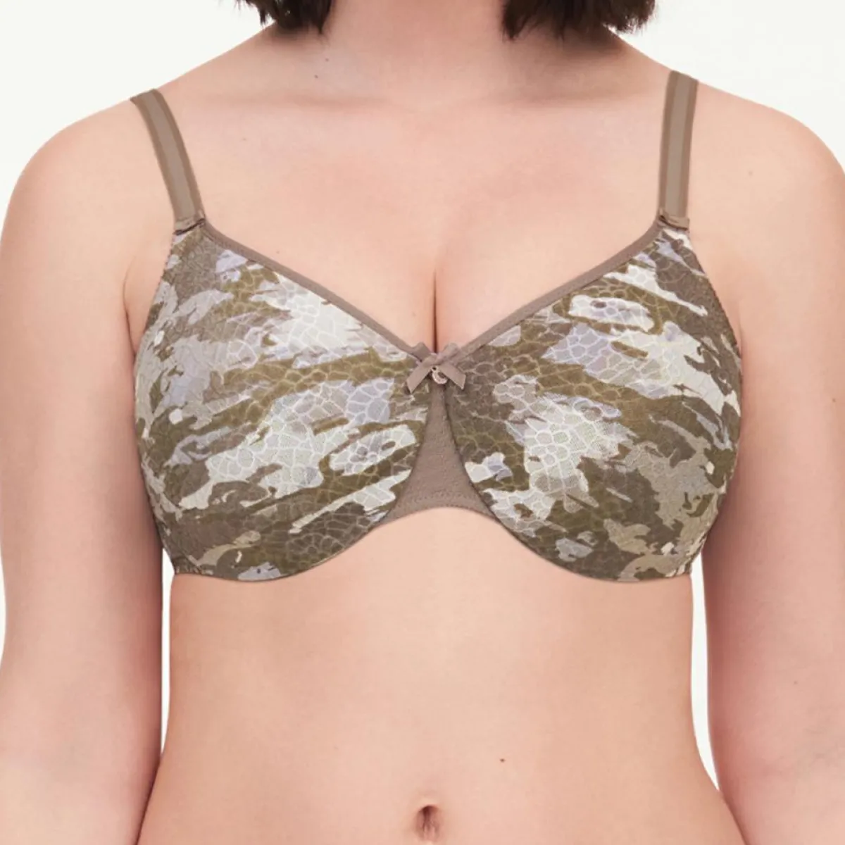 Chantelle Lingerie, Nuit|Soutien-gorge Très Enveloppant avec armatures Magnifique camouflage multicolore