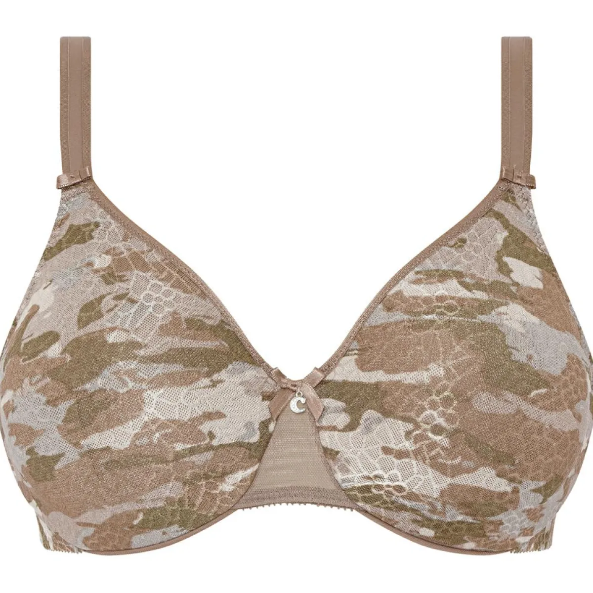 Chantelle Lingerie, Nuit|Soutien-gorge Très Enveloppant avec armatures Magnifique camouflage multicolore