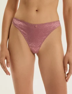 Esotiq Lingerie, Nuit|String K Charm Rose Poudre