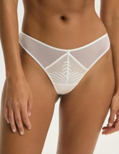 Esotiq Lingerie, Nuit|String K Nacre4 Crème