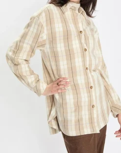 Marc O'Polo Chemises|Surchemise à carreaux beige