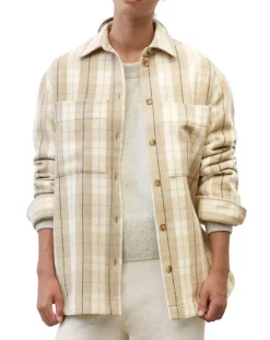 Marc O'Polo Chemises|Surchemise à carreaux beige