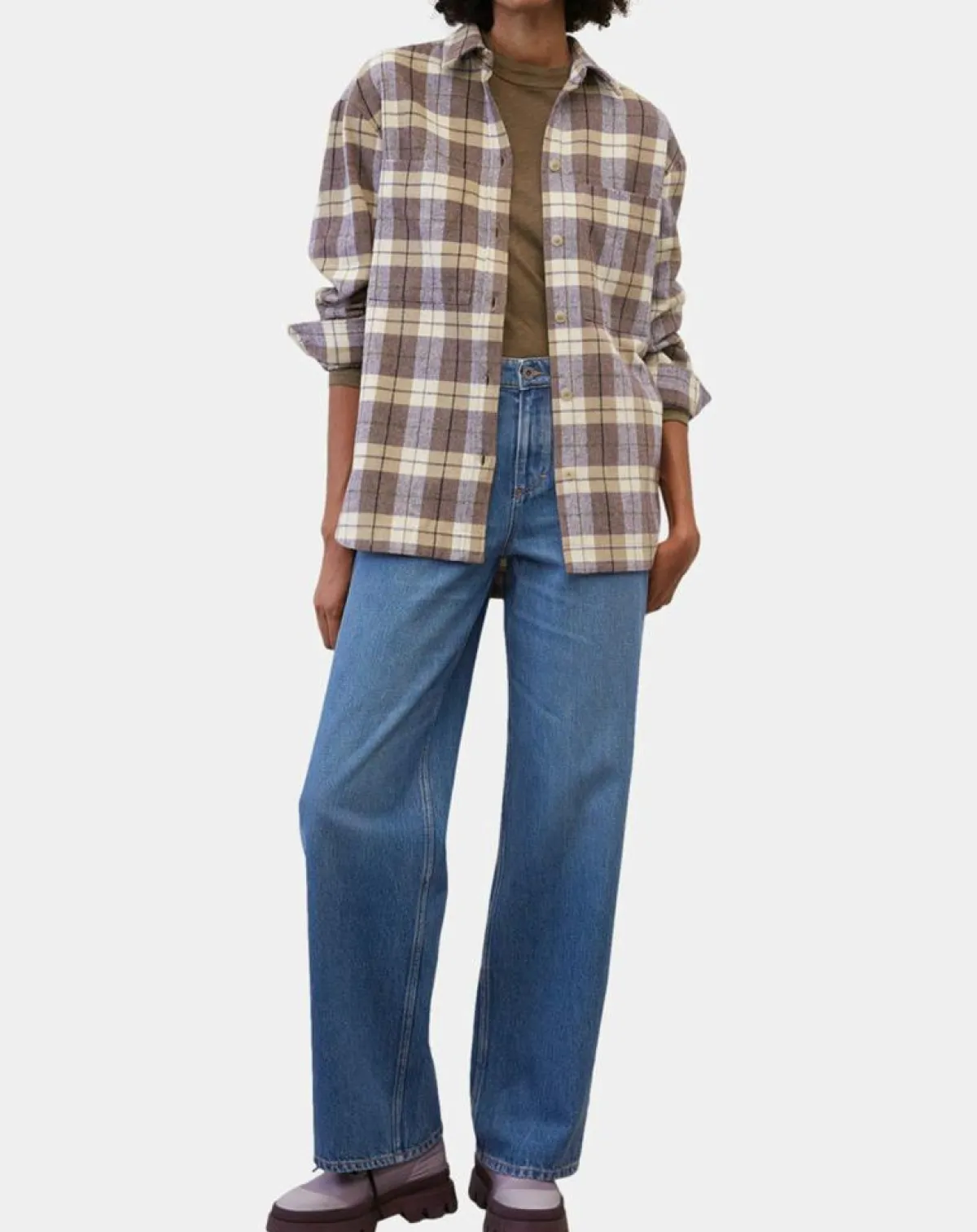 Marc O'Polo Chemises|Surchemise à carreaux multicolore