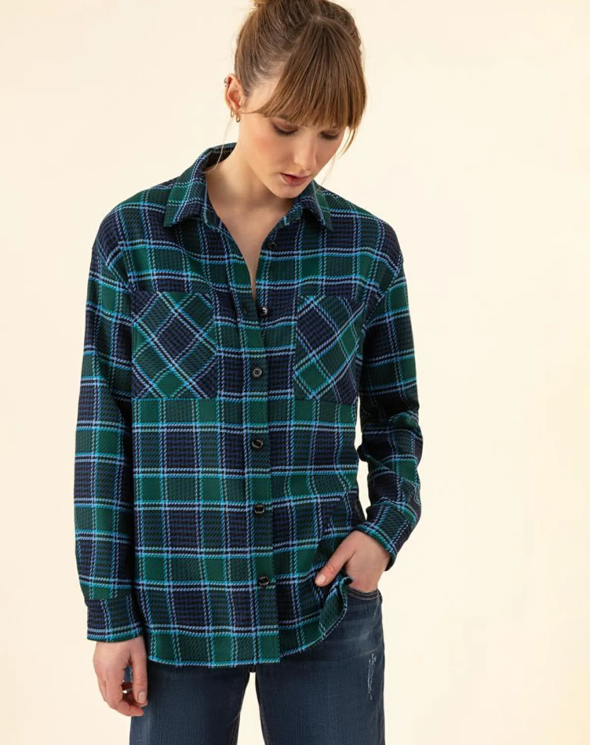 Indies Chemises|Surchemise Dany tartan