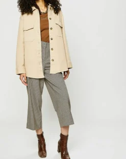 Esprit Vestes, Blousons|Surchemise en Coton bio collection EDC by écrue