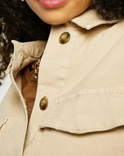 Esprit Vestes, Blousons|Surchemise en Coton bio collection EDC by écrue