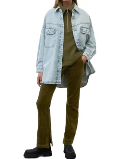 Marc O'Polo Chemises|Surchemise en jean poches bleu clair