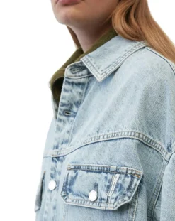 Marc O'Polo Chemises|Surchemise en jean poches bleu clair