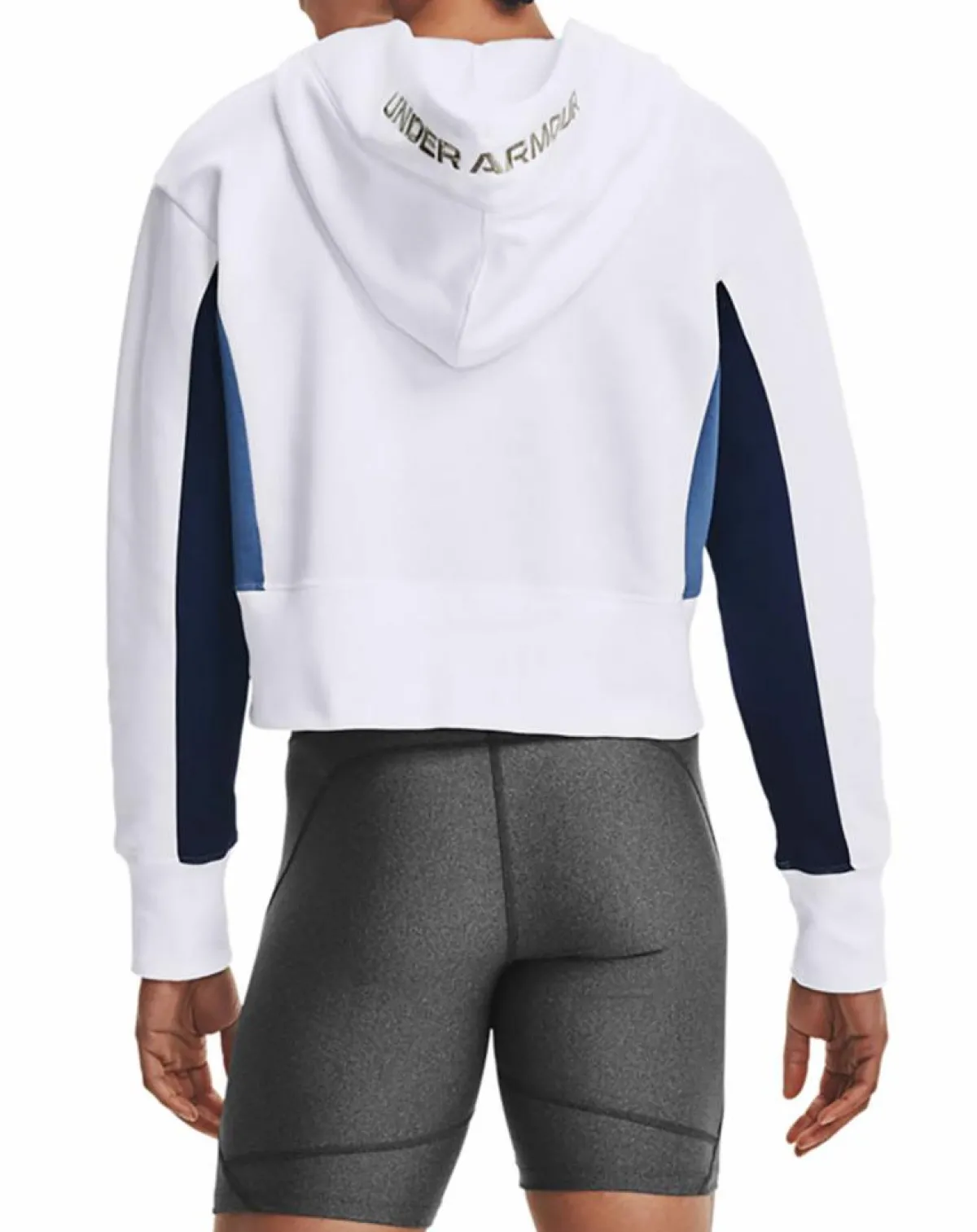 Under Armour Pulls|Sweat à capuche brodé en polaire Rival blanc